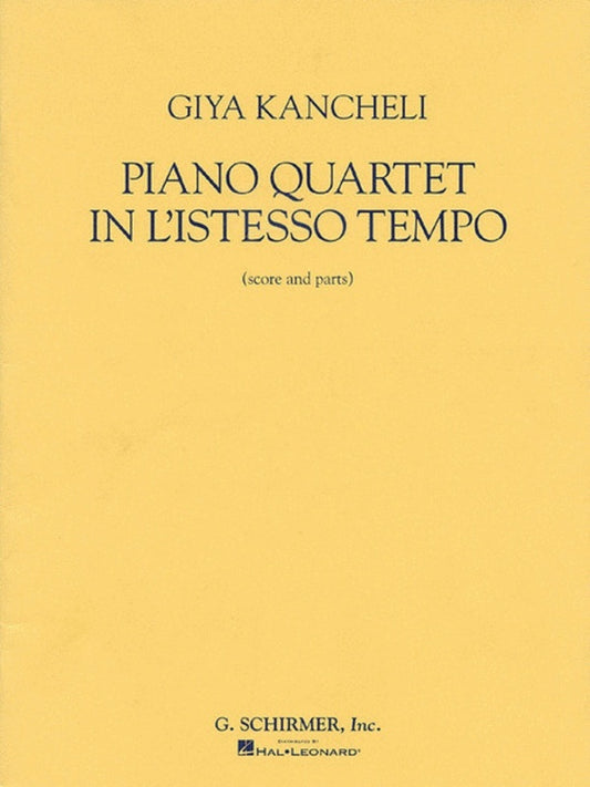 Kancheli Piano Quartet Listesso Score/Parts