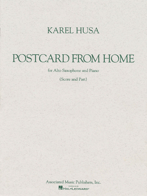 Husa Postcard From Home Alto Sax/Piano