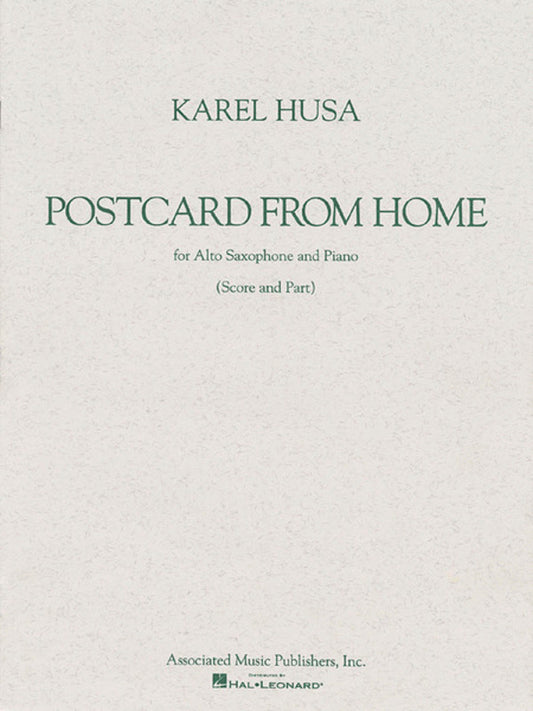 Husa Postcard From Home Alto Sax/Piano