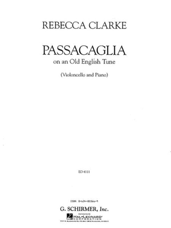 Clarke R. Passacaglia Cello and Piano