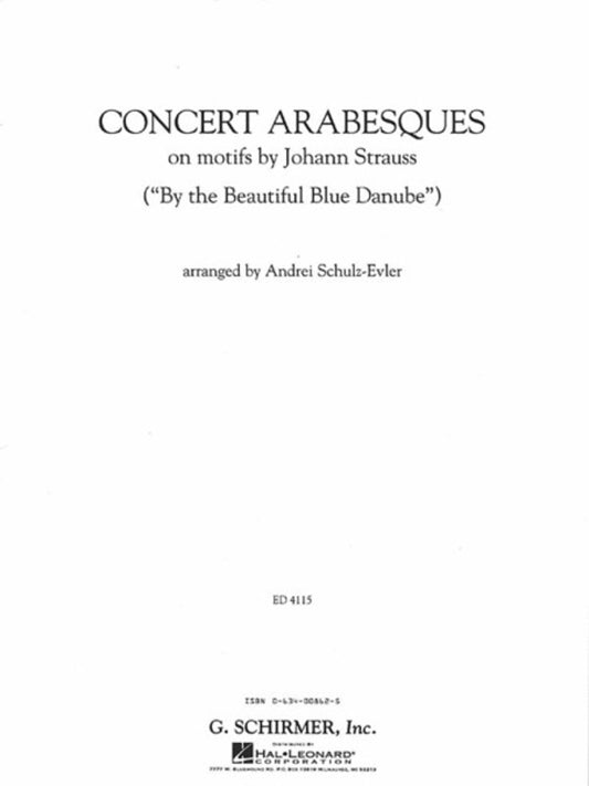 Concert Arabesques Piano Solo