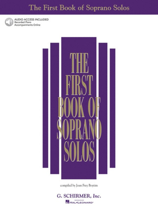 Schirmer - First Book Of Soprano Solos Book/Online Audio