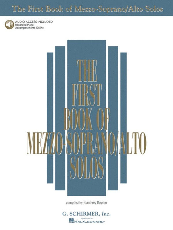 Schirmer - First Book Of Mezzo/Alto Solos Book/Online Audio