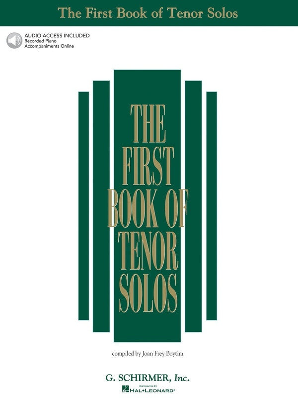 Schirmer - First Book Of Tenor Solos Book/Online Audio
