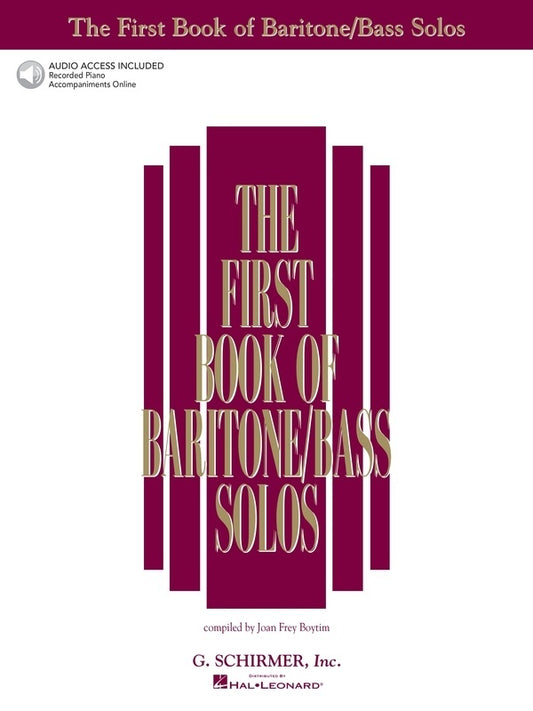First Book Baritone/Bass Solos Book/CD