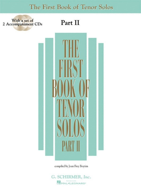 Schirmer - First Book Of Tenor Solos Pt 2 Book/Online Audio