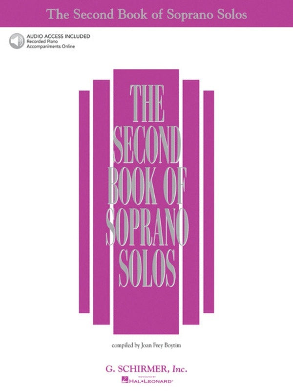 Schirmer - Second Book Of Soprano Solos Book/Online Audio