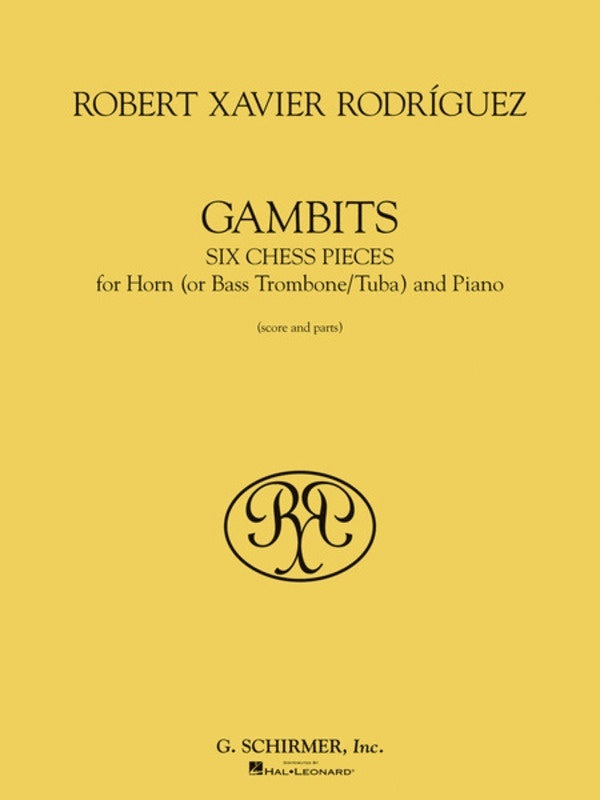 Rodriguez Gambits 6 Pieces French Horn/Piano
