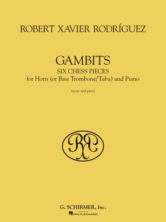 Rodriguez Gambits 6 Pieces French Horn/Piano