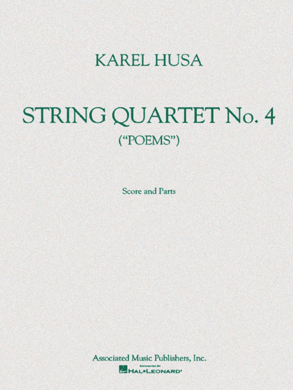 Husa String Quartet No4 Poems Score/Parts