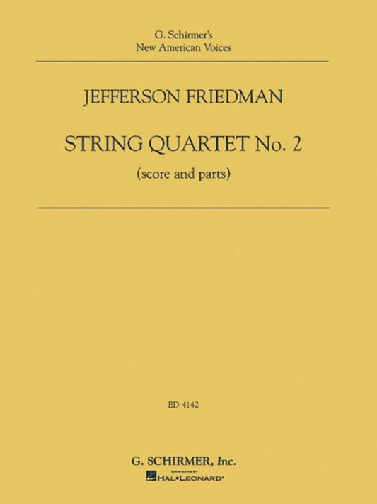 Friedman String Quartet No.2 Score/Parts