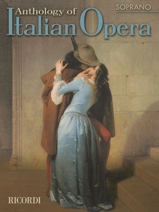 Anthology of Italian Opera Soprano Vocal Collection Ricordi 288 pages with arias from Mozart, Rossini, Donizetti, Bellini, Verdi, Puccini, Baroque, 19