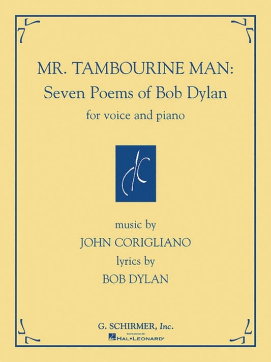 Corigliano 7 Poems Bob Dylan Vce/Piano