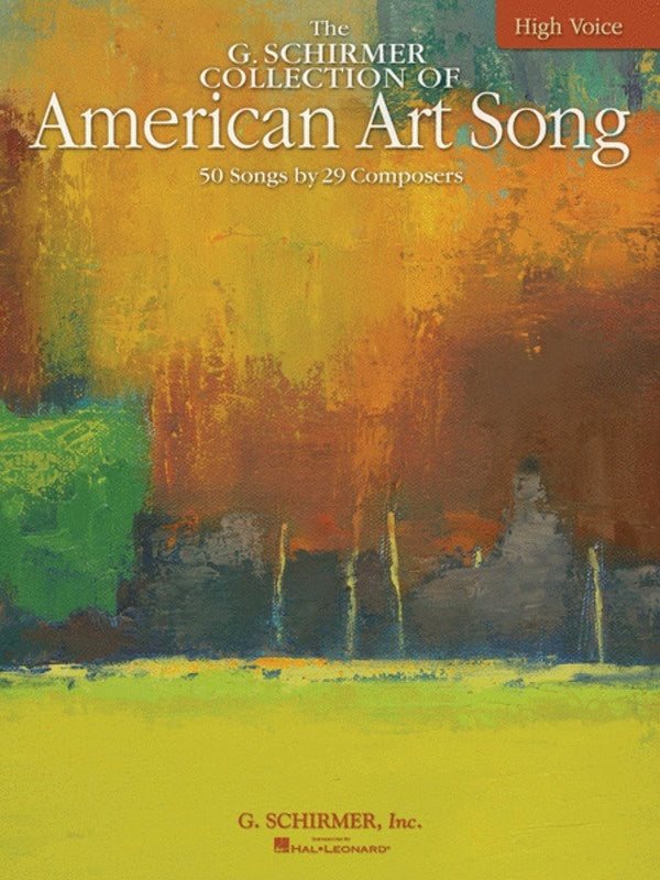 Schirmer - American Art Song Collection High Voice/Piano