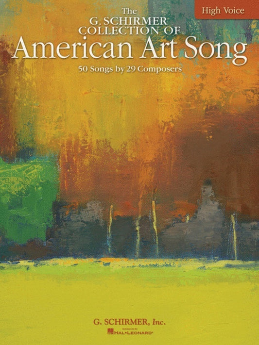Schirmer - American Art Song Collection High Voice/Piano