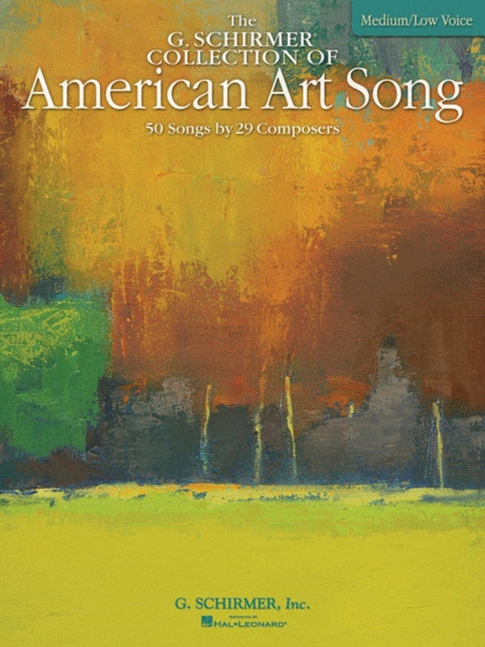 Schirmer - American Art Song Collection Medium/Low Voice/Piano