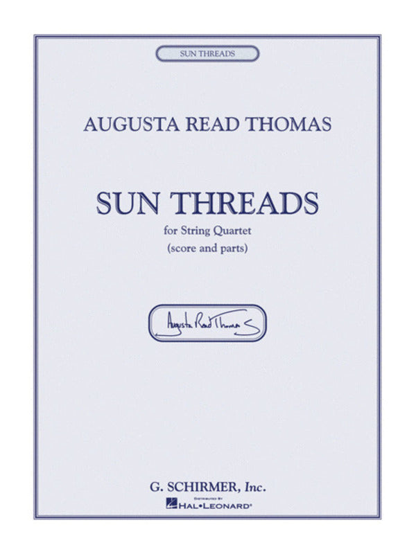 Schirmer - Thomas - Sun Threads For String Quartet Score/Parts
