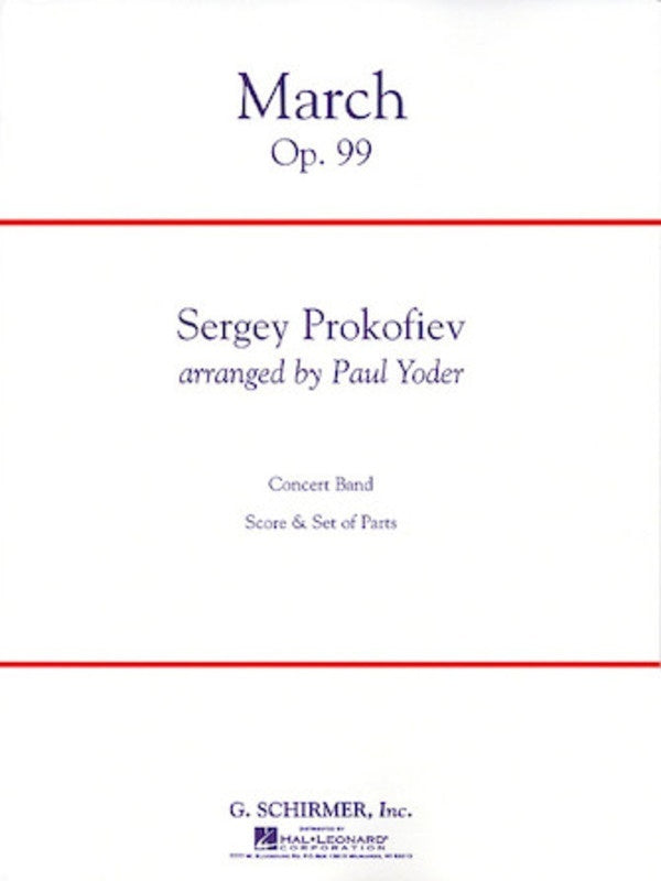 Prokofieff - March Op 99 Cb4 Condensed Score Score