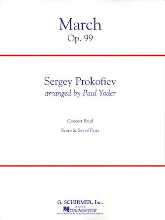 Prokofieff - March Op 99 Cb4 Condensed Score Score