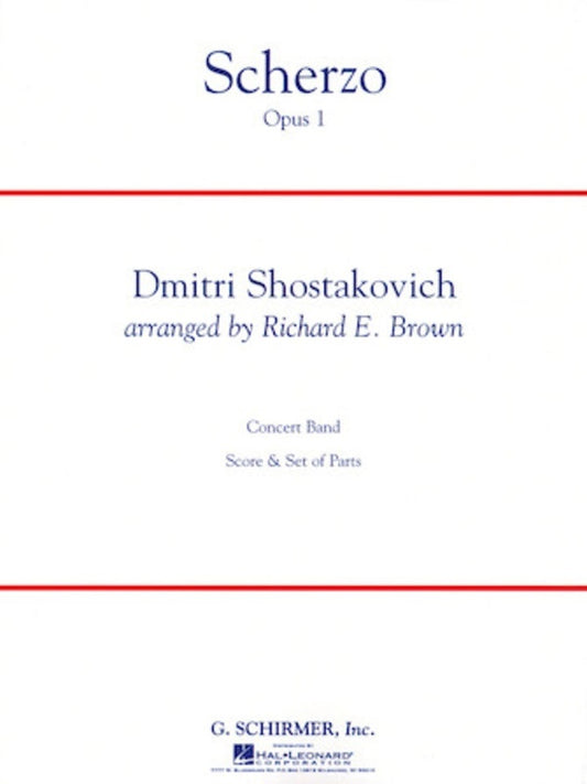 Shostakovich - Scherzo Op 1 Cb4 Full Score Score