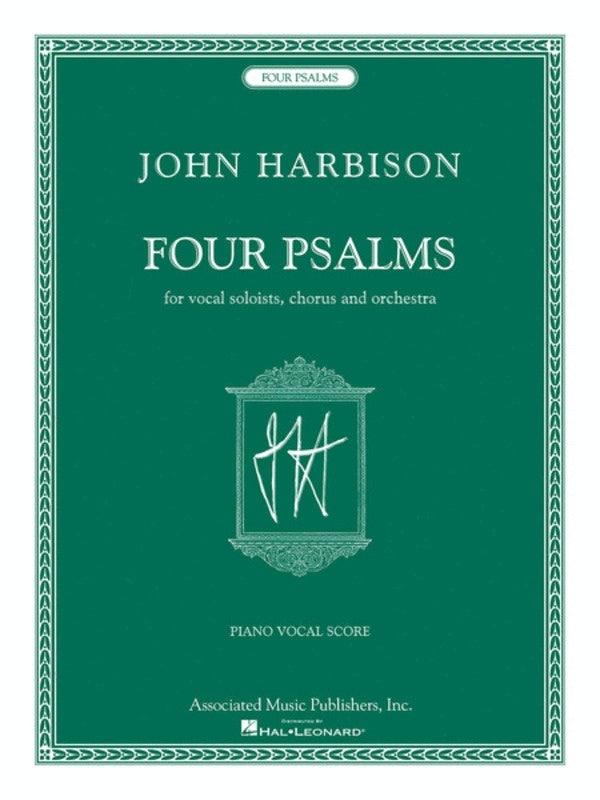 Harbison - Four Psalms Vocal Score