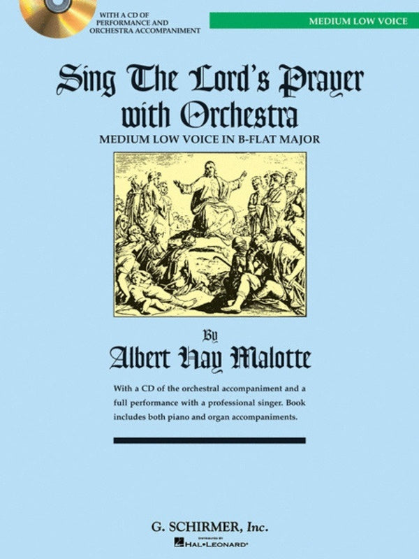 Schirmer - Malotte - Lords Prayer Medium/Low B Flat Book/CD
