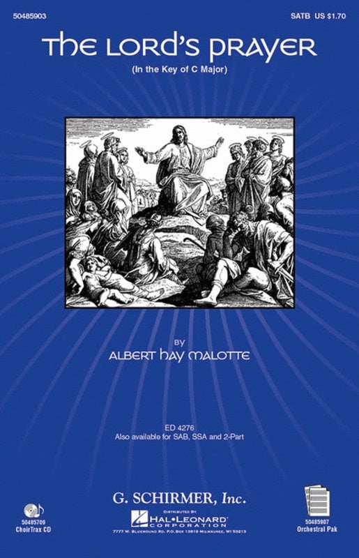 Schirmer - The Lords Prayer SATB (Key C)