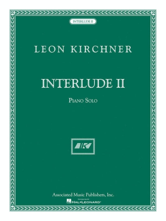 Kirchner Interlude Ii Piano Solo