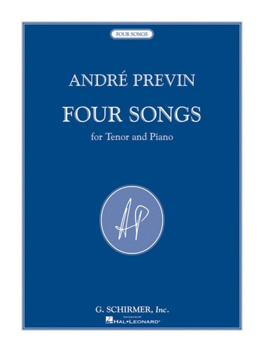 Previn 4 Songs Tenor Vce/Piano