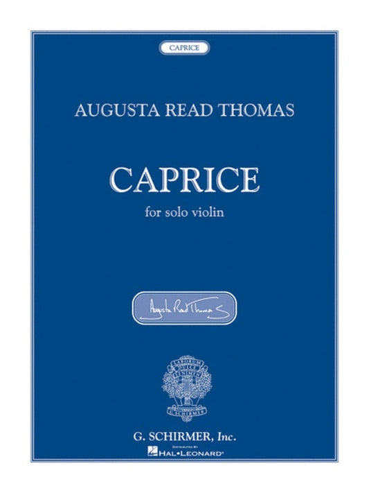 Thomas Caprice For Solo Violin
