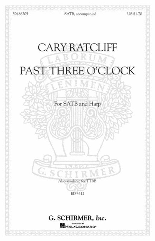 Schirmer - Past Three Oclock SATB