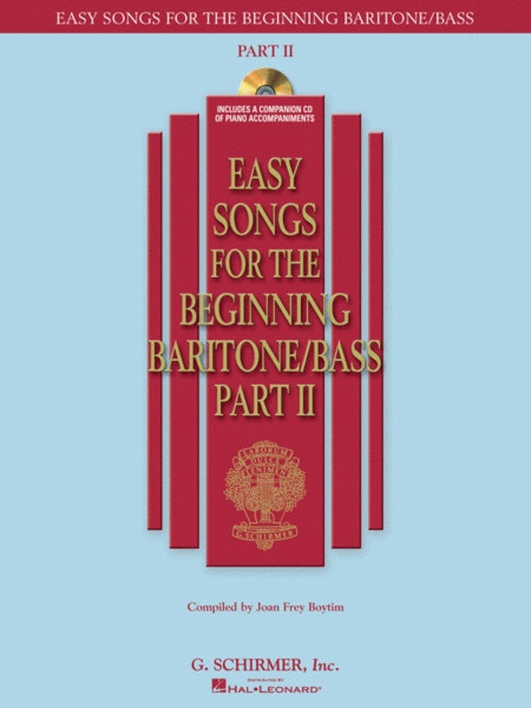 Easy Songs For Beg.Bar/Bass Pt2 Book/CD