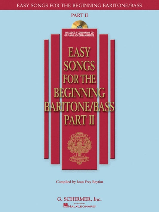 Easy Songs For Beg.Bar/Bass Pt2 Book/CD