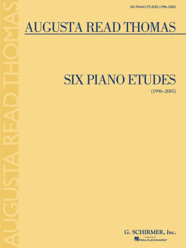 Thomas A.R. 6 Piano Etudes Solo Piano