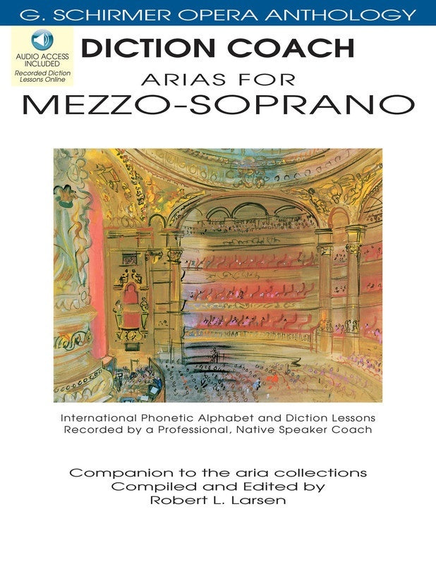 Schirmer - Arias For Mezzo Soprano Diction Coach Book/CD