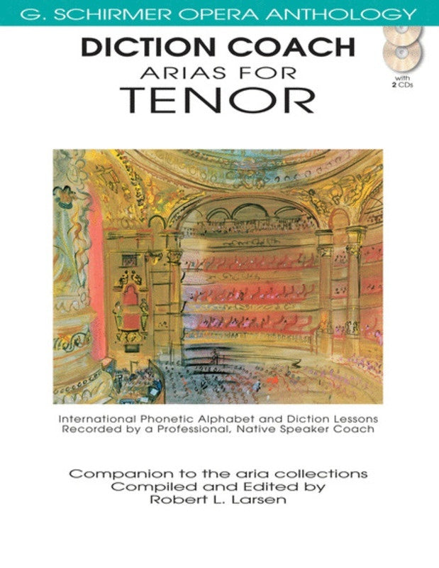Schirmer - Arias For Tenor Diction Coach Book/CD