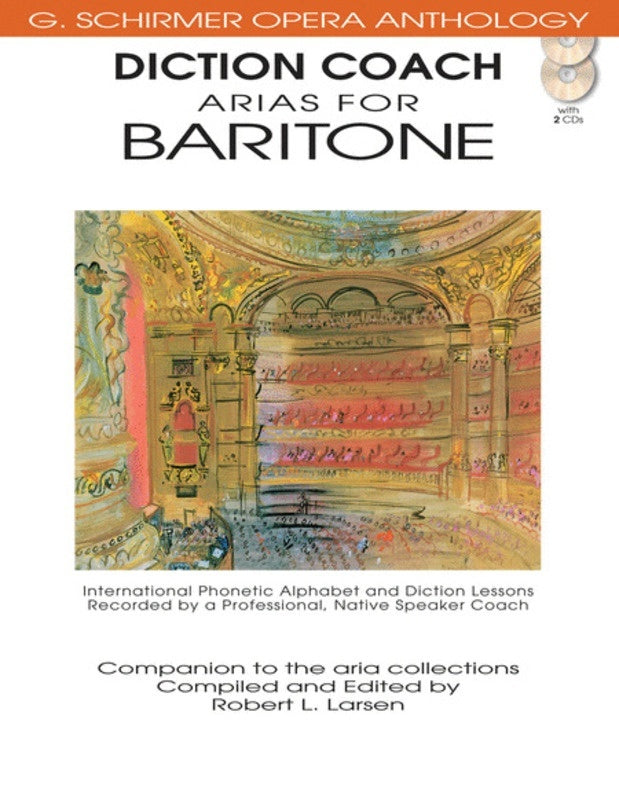 Schirmer - Arias For Baritone Diction Coach Book/CD