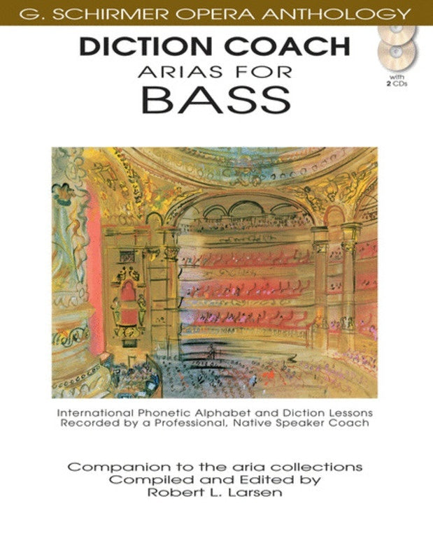 Schirmer - Arias For Bass Diction Coach Book/CD