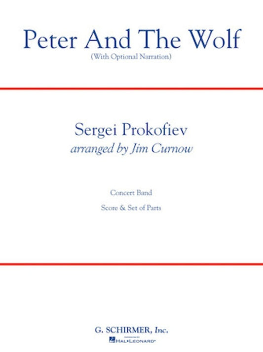 Peter And The Wolf With Opt Narration Cb3 Full Score Score