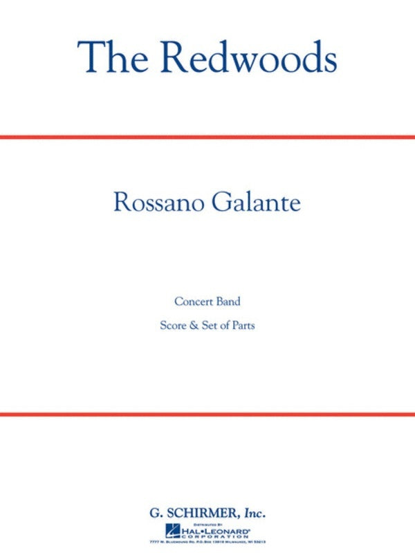 Schirmer - The Redwoods Concert Band 4 Score/Parts