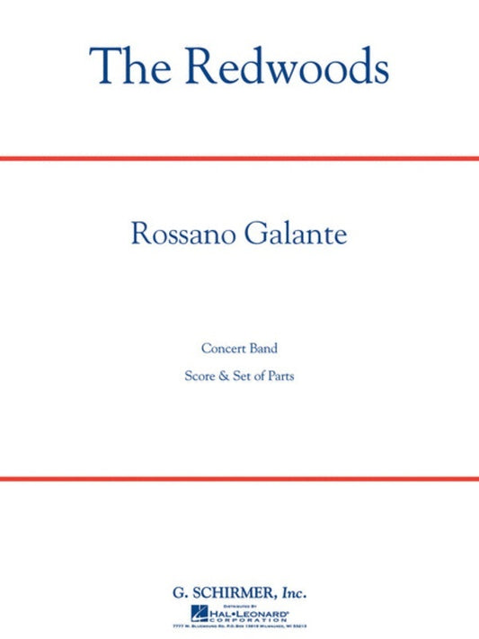 Schirmer - The Redwoods Concert Band 4 Score/Parts