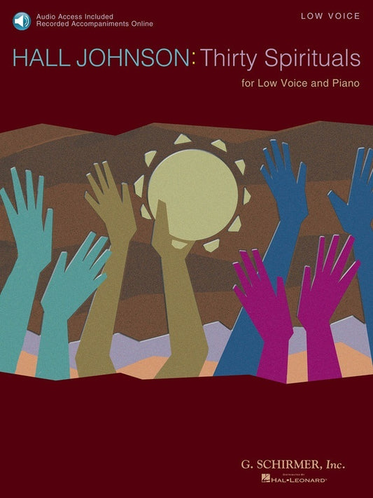 Schirmer - 30 Spirituals For Low Voice And Piano Book/CD