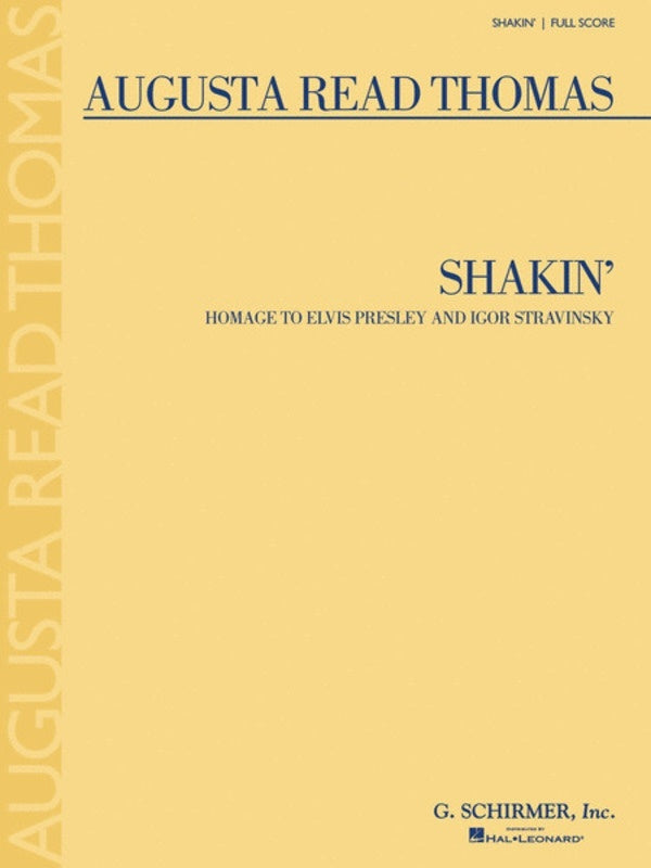Schirmer - Thomas - Shakin Orchestra Full Score