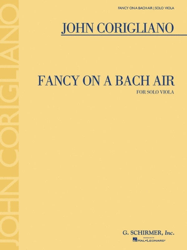 Corigliano Fancy On A Bach Air Viola Sol