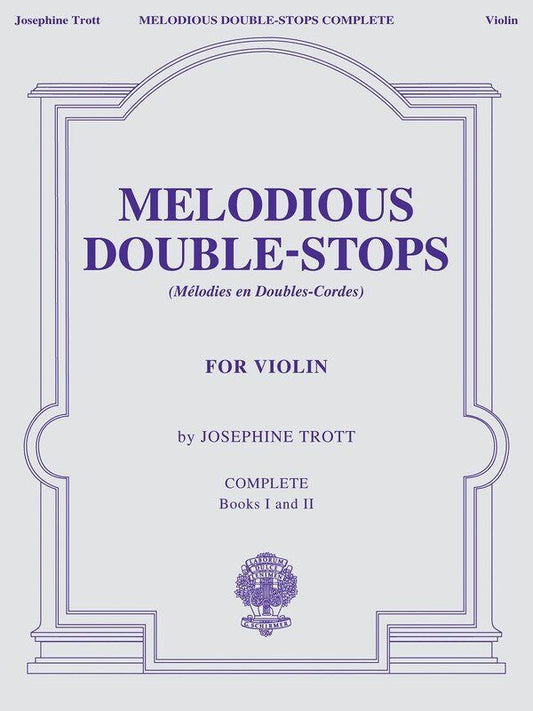 Trott Melodious Double Stops Complete 1 & 2 for Violin, 48 Pages, G. Schirmer