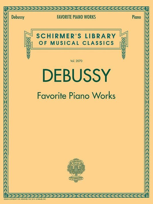 Debussy - Favorite Piano Works Collection for Piano, 242 Pages, Includes Children's Corner, Clair de Lune, Estampes, and More