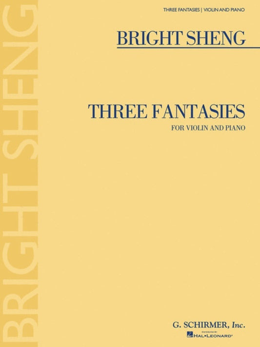 Sheng 3 Fantasies Violin / Piano