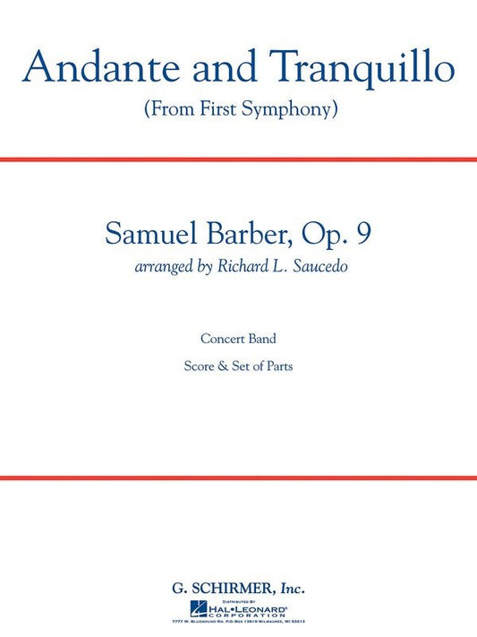 Andante and Tranquillo from 1st Symphony — Concert Band (G. Schirmer, Inc.)
