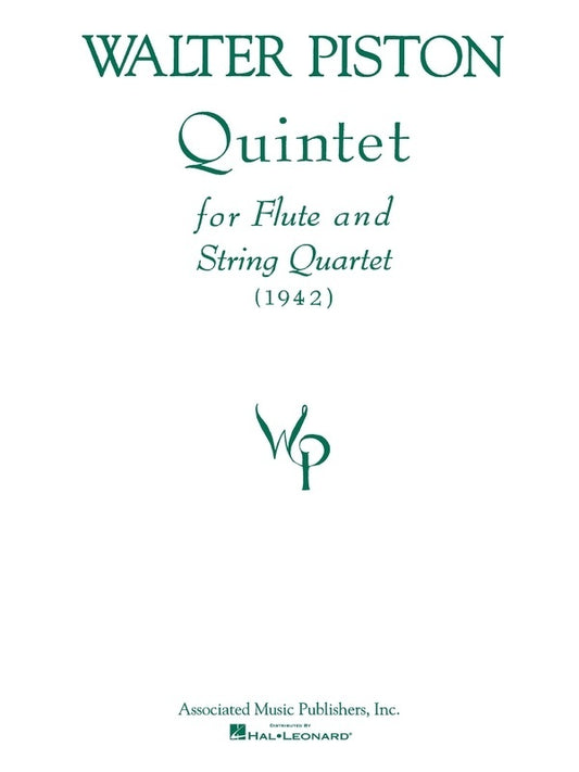 Piston: Quiintet For Wind Instrument (Score)