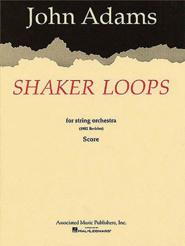 Adams - Shaker Loops So Full Score